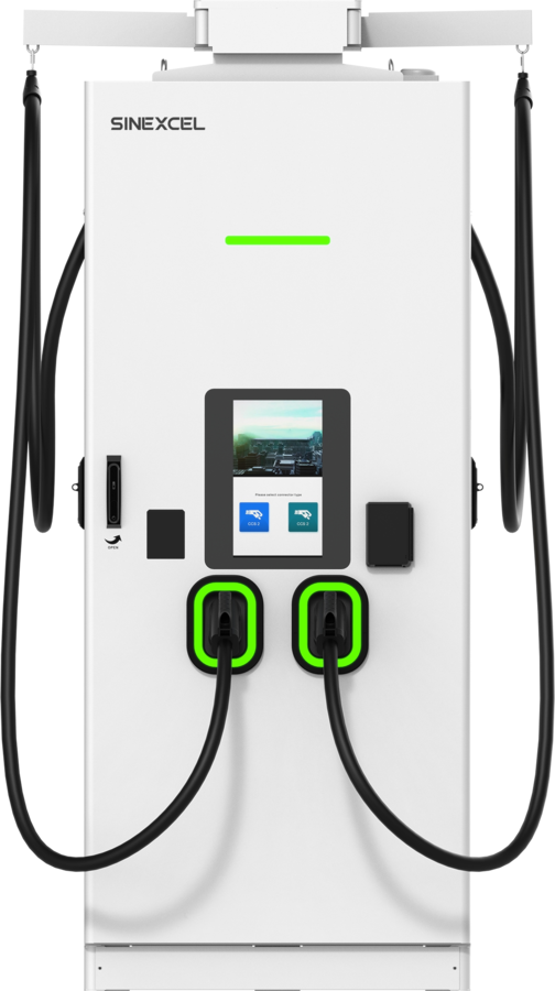Sinexcel SEC 240 integrated DC charger with two CCS2 cables